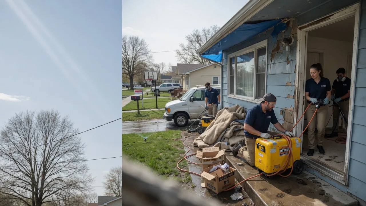 Basement Flood Cleanup in Benedict, KS near me